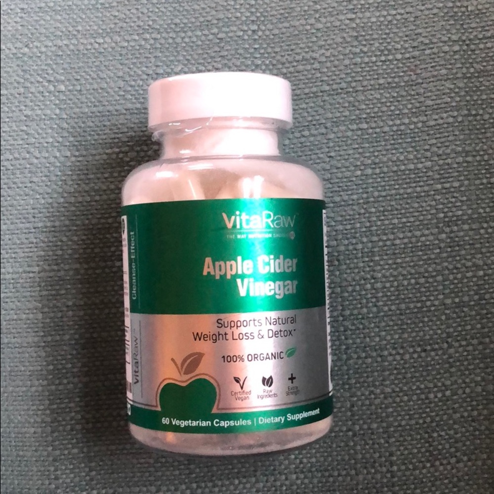 Vita raw apple cider vinegar capsules, sealed